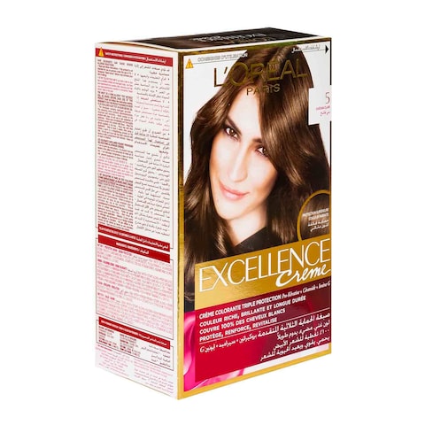 L&#39;Oreal Paris Excellence Creme Hair Color - 5 Light Brown