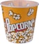 Koopman Plastic Round Popcorn Bucket Multicolour