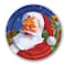 Unique-Christmas Holiday Santa 8 7in Plates< >Multicolor< >7in< >Any Ages< >