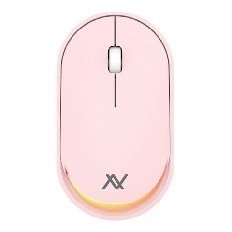 ماوس لافينتو بلوتوث مزدوج - 2.4 جيجا هرتز مع بطارية قابلة لإعادة الشحن - بينك - Pink