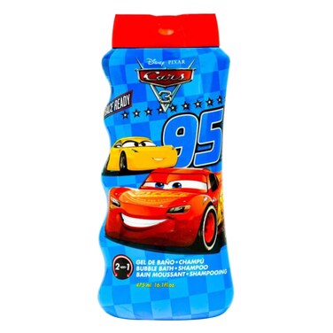 Disney Car 95 2 In 1 Bubble Bath And Shampoo 475ml