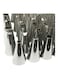Generic 48 Pieces Stainless Steel Cake Decorating Tools Silver 12x2.5x4.5cm