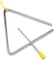 Mike Music 4 Inch Musical Steel Triangle Percussion Instrument With Striker