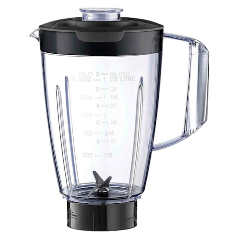 Black+Decker 400W 1.0L Blender with 2 x Blender Jars &amp; Grinder Mill, Black - BX365PR-B5, 2 Years Warranty