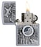 Zippo 24457 207 Joined Forces Military Emblem Chrome Windproof Lighter