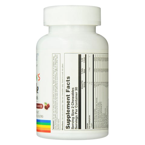 SOLARAY CHILDRENS CHEWABLE TAB60&#39;S