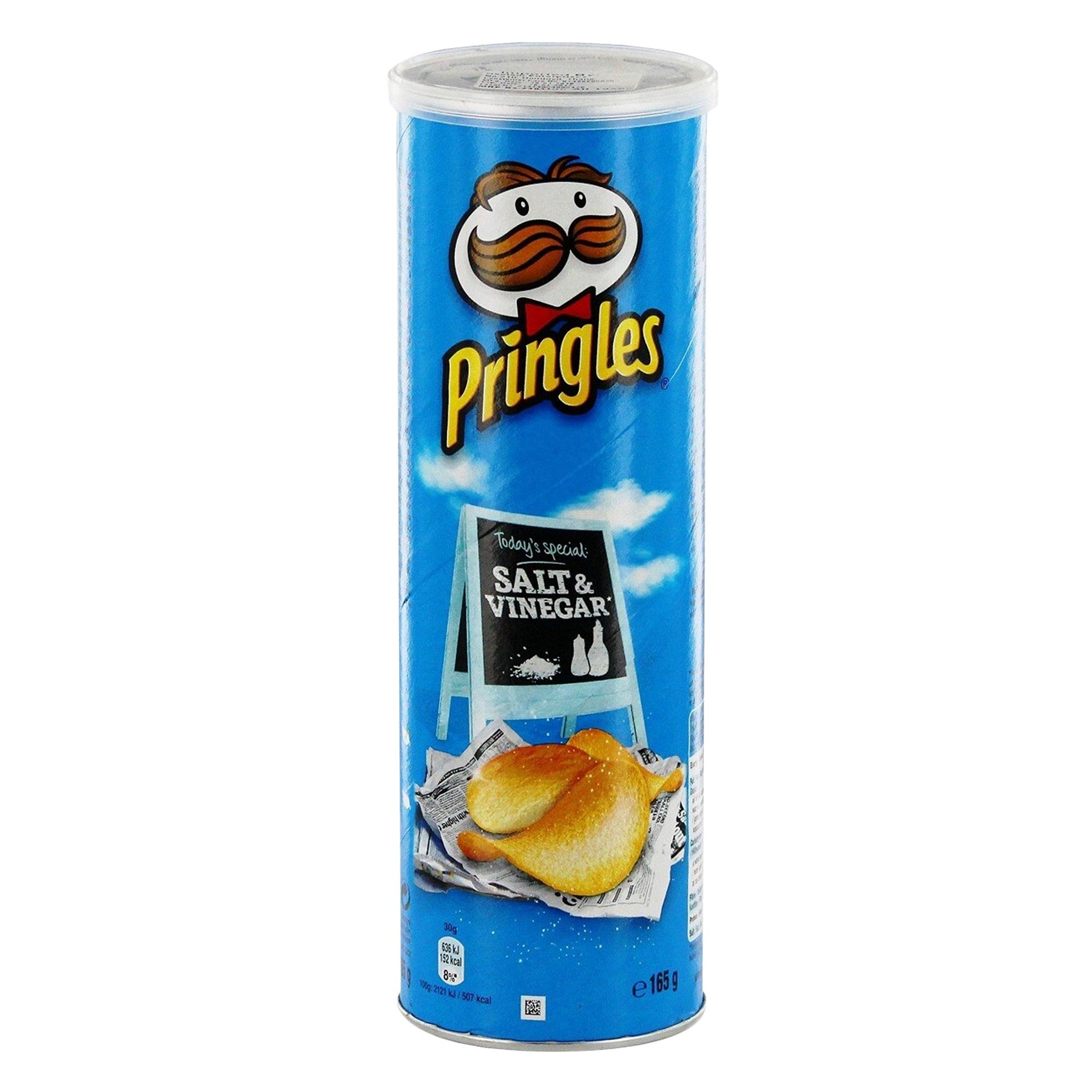 Pringles Salt &amp; Vinegar 165Gr