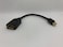 Generic Mini Dp Male To Dp Female Cable 0.2M Black