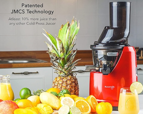 Kuvings B1700 Professional Cold Press Whole Slow Juicer, Red