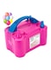 Generic Portable Dual Nozzle Electric Air Balloon Pump Pink/Blue