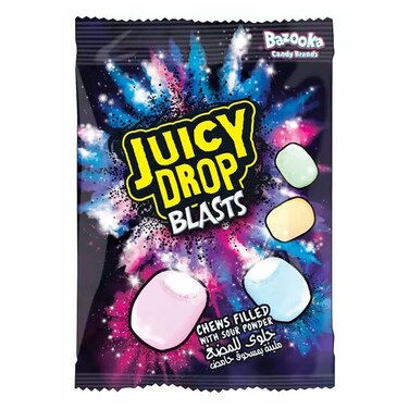 Bazooka Juicy Drops Blasts Chewy Candies 45GR