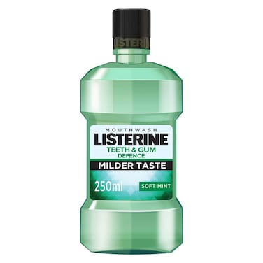 Listerine Teeth and Gum Antiseptic Mouthwash - Milder Taste - 250ml