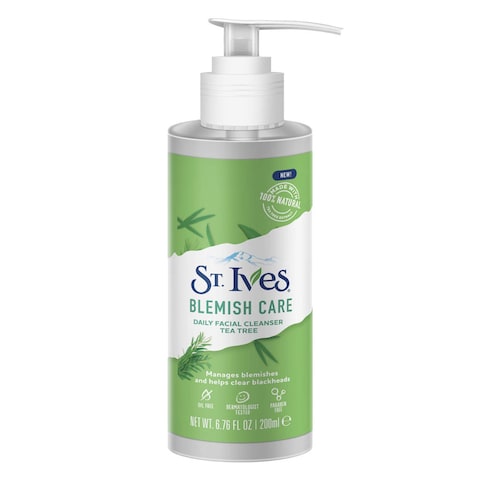 Buy ST.IVES BLEMISH CARE DAILY FACIAL CLEANSER TEA TREE 200ML in Kuwait