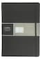 Collins Legacy A5 Hard Cover Notebook, 240 80gsm Square Pages - Black Cover