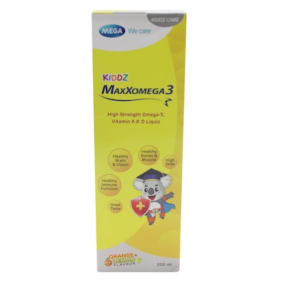 MEGA KIDDZ MAXXOMEGA 3 200ML
