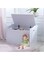 Homesmiths Toy Box - White Wooden Storage Bench with Lid for Kid &amp; Toddler Room - Playroom Organizer for Girls &amp; Boys L76.2cm x W45.72cm x H53.97cm