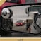 Rubik New Driver Car Sign Please Be Patient Vinyl Sticker, Large Text, Highly Reflective Caution Sticker with Blind Spot Mirror, (X-Large 11x21cm)
