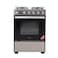 Geepas GCR6057 60*60 Cooking Range, 4 Gas Euro Pool Type Burners, Convection Single Oven With Rotisserie Function, Grill