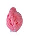 Mylsmple Pack Of 3 Microfiber Hair Towel Turban Wrap Blue/Purple/Pink 63X24cm