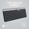 Logitech K580 Slim Wireless Keyboard Graphite Arabic