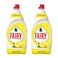 Fairy Lemon Dish Washing Liquid Soap 750ml Pack of 2