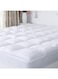 Krude 100% Microfiber 90GSM Supersoft Mattress Topper 1Pc Polyester, White 100X200cm
