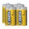 Varta Super Life D Zinc Carbon Batteries - 4 Pieces