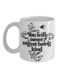 muGGyz Printed Ceramic Coffee Mug White