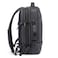 Arctic Hunter Expandable Travel Backpack Water Resistant 180&deg; Opening Built In USB/Headphone Port Computer Bag for Men Women B00350 Black
