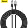 Baseus Type C to Type C 100W Cable, Ultra Fast PD Type C Charger for iPhone 15 Pro iPhone 15 Pro Max, 15 Plus MacBook Pro, iPad Pro 2022, iPad Air 5, S23 Ultra, Pixel, PS5, Switch, etc. 2M Black Black