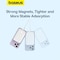 Baseus 6000 mAh MagSafe Power Bank 6000mAh 15W Wireless Portable Charger PD 20W With USB-C Port Fast Charging MagSafe Battery Pack For iPhone 15 Pro Max/iPhone 15/15 Plus/14/13/12 Series White