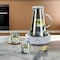 GREY WATER PITCHER 1850 ml WITH 4 GLASSES
