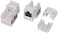 RJ45 CAT6 Lan Network Keystone Jack CAT6 90' - 10 Pieces With 1 Punch Down Stand
