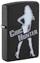 Zippo CI416334 218 Chic Hunter Black Matte Windproof Lighter