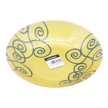 SIMPLY MARAH BLU&amp; GLD SOUP PLATE