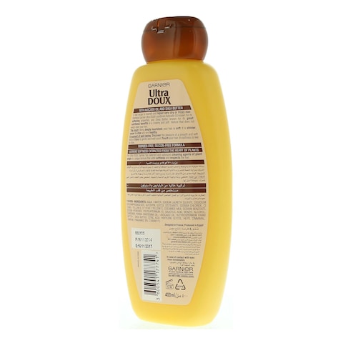 Garnier Ultra Doux Avocado Oil &amp; Shea Butter Shampoo 400ml