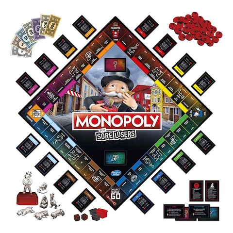 Hasbro Gaming Monopoly E9972 For Sore Losers Board Game