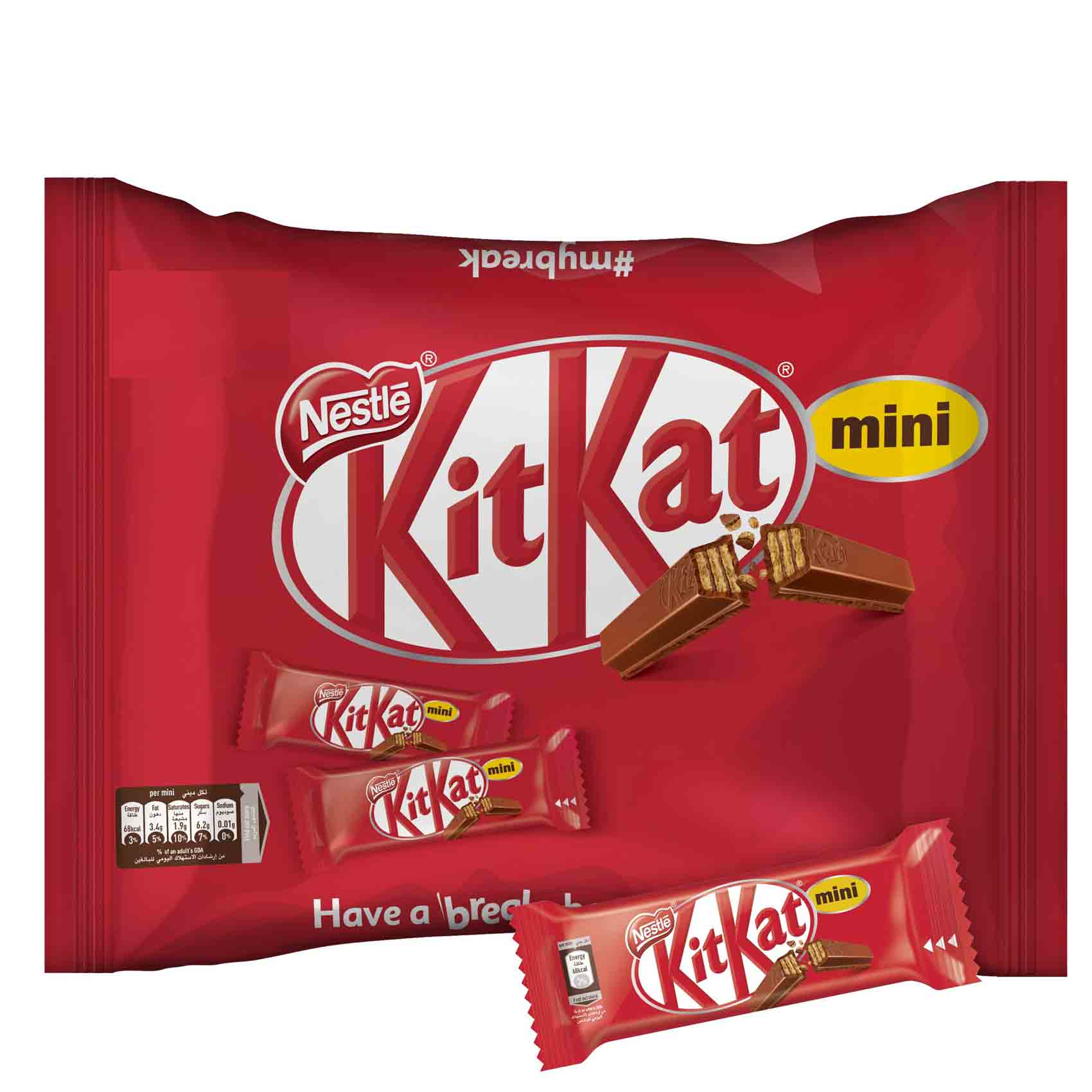 Nestle Kit Kat Mini Chocolate 2 Fingers Cramel Hazelnut 500 Gram product thumbnail 2