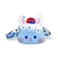 Ogi Mogi Toys Blue Bunny Shoulder Bags for Girls, Mini Silicone Fidget Bag with Adjustable Strap, Squishy Crossbody Purse for Adults, Perfect Sensory Toy Gifts for Kids Aged 3-10