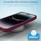 Remson Mag-X Magnetic Hybrid Protective Silicone Case Military Grade Protection For iPhone 13 Pro Max (Maroon)