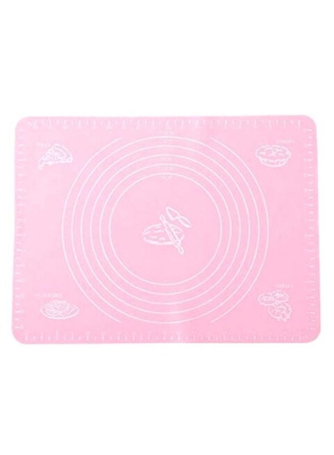 Generic Pastry Measurement Baking Mat Pink 50 X 40cm