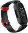 Fitbit Ace 3, Activity Tracker For Kids 6+ With Animated Clock Faces, Up To 8 Days Battery Life &amp; Water Resistant Up To 50 M, Black/Sport Red