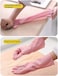 ZALCOON Household Cleaning Gloves Latex Free Flock Liner Kitchen Dishwashing Gloves Long Cuff Set