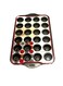 Generic Non-Stick 24 Cake Cup Mould - Black 46cm
