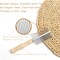 Petbroo Steel Comb With Wooden Handle 17x5cm