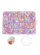 Generic 1200-Piece Mixed Shapes Acrylic Beads With Box For DIY Kids Bracelets/Necklaces