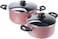 Royalford 8Pcsaluminu Cookware Setmarble Coatin1X2