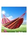 Generic - Multifunctional Outdoor Portable Canvas Hammock Red/Beige/Purple