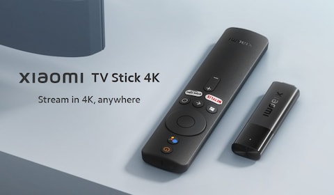 Mi TV Stick 4K Portable Streaming Media Player   Powered by Android 11   TV Google Assistant &amp; Smart Cast   Dolby &amp; DTS surround sound Supported