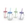 Mug Glass With Straw Assorted